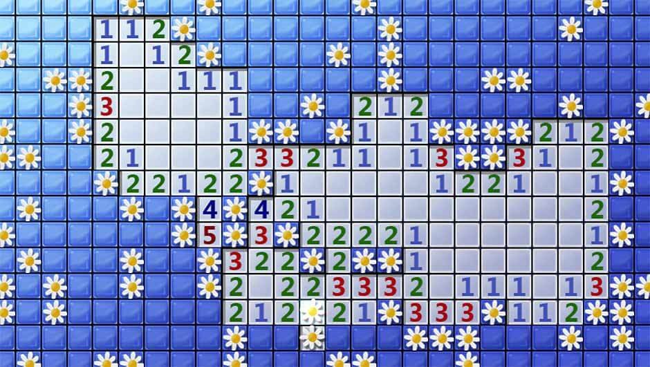 Windows Vistaのマインスイーパーに搭載されたフラワーガーデンモード